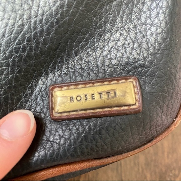 Vintage Rosetti black and brown pebble Crossbody purse - Picture 7 of 7